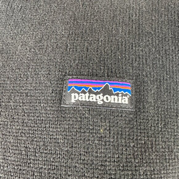 New Patagonia Women M Full Zip Fleece Polartec Vest Pockets Black Lightweight - Picture 4 of 11